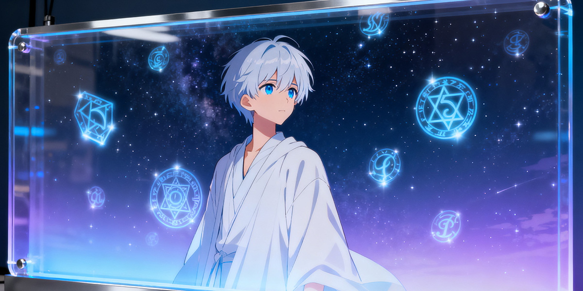 动漫主题灯箱面板