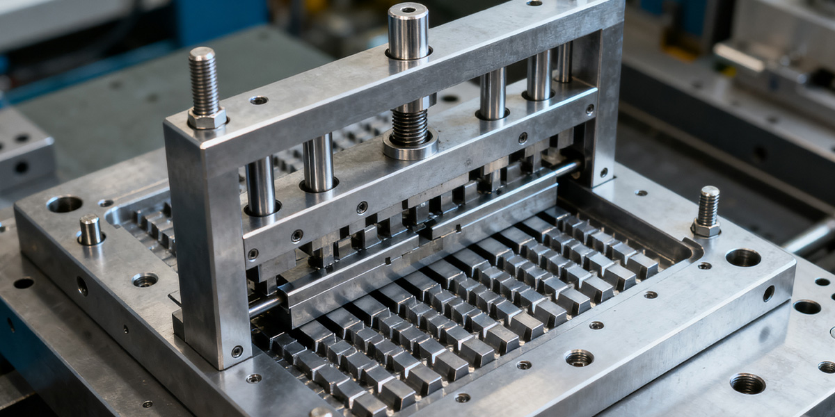 锂电池极片冲切模具