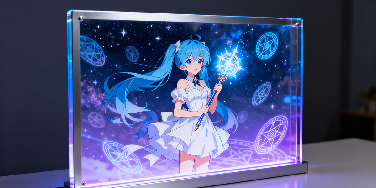 动漫主题灯箱面板